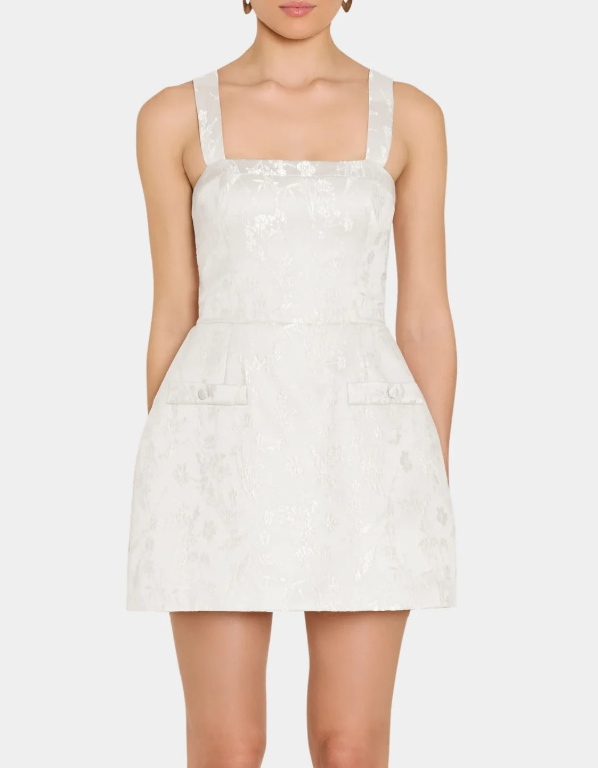 Amanda Uprichard Martini Romper - White - Gabrielle's Biloxi