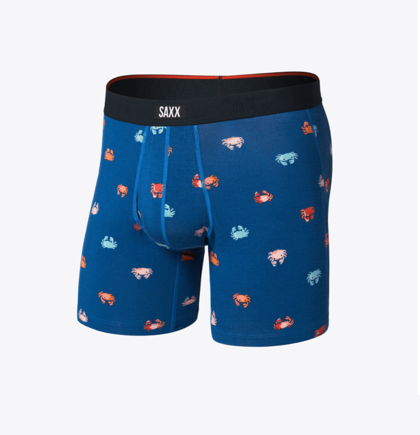Saxx Vibe Xtra Soft Comfort Boxer Brief Fly - Crab Boil
