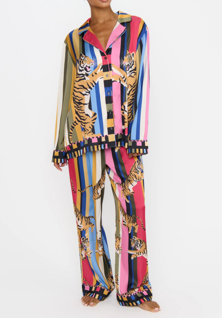 Show Me Your Mumu Classic PJ Set - Tiger Dreams Silky