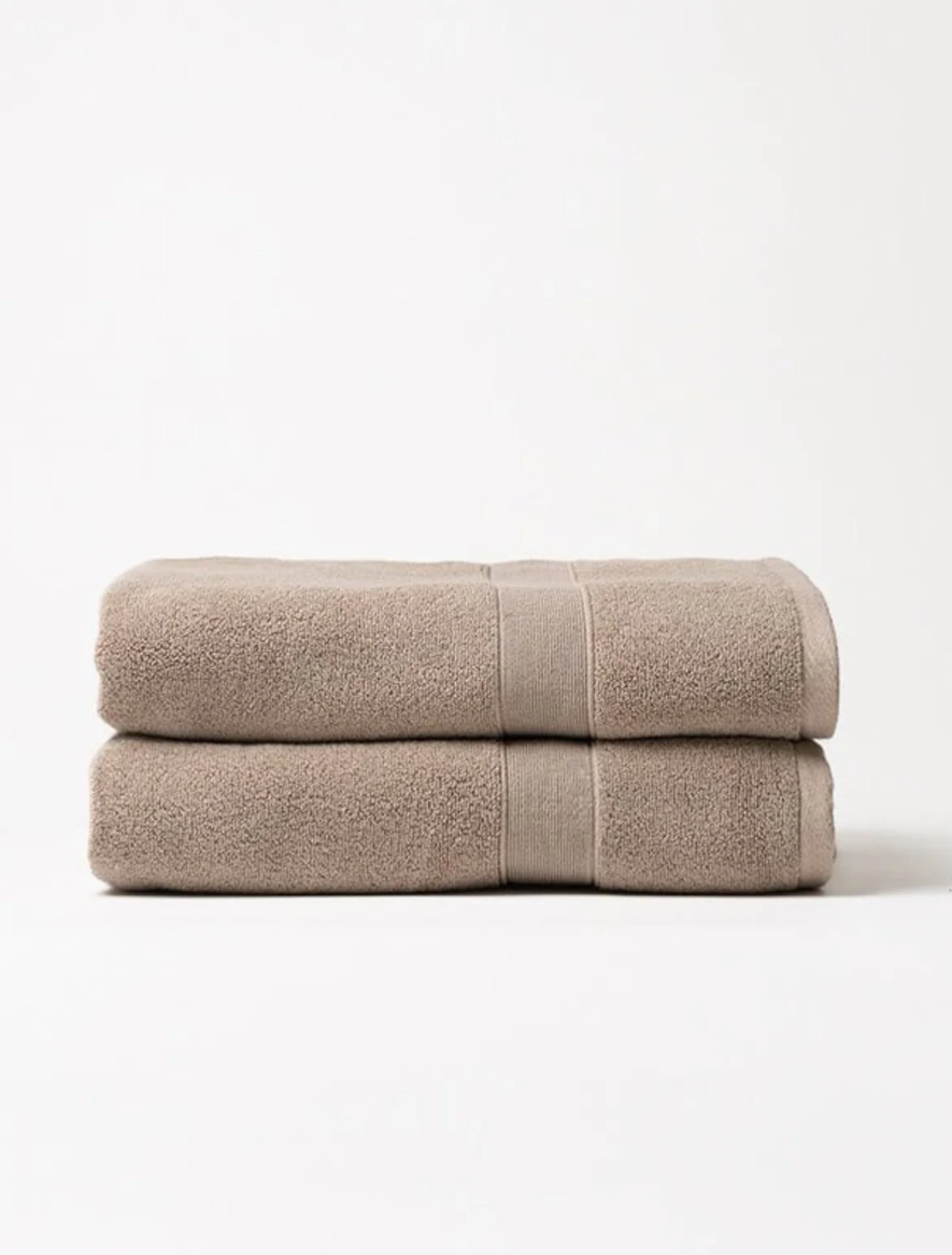 Cozy Earth Luxe Bath Towels - Sand
