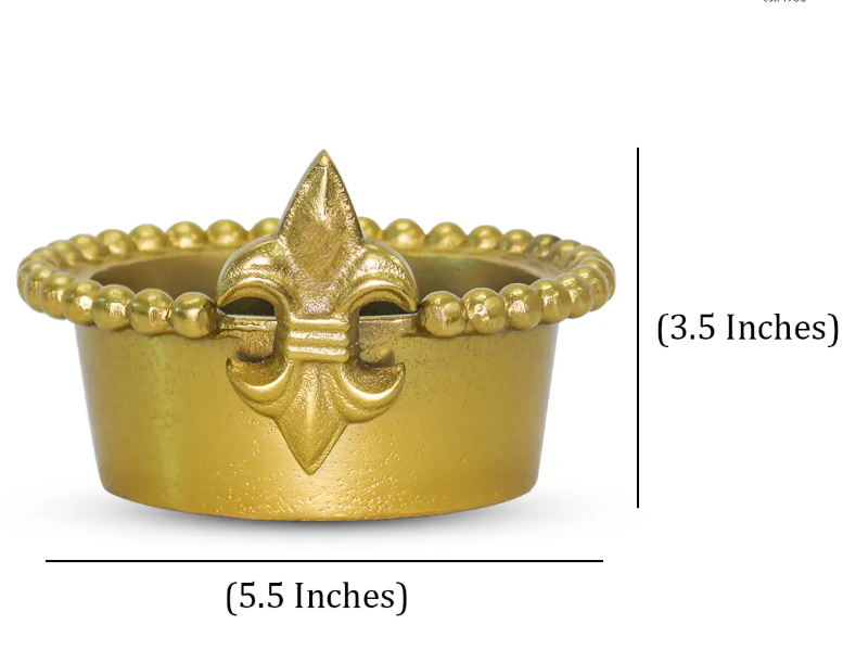 FDL Gold Bottle Holder 5"