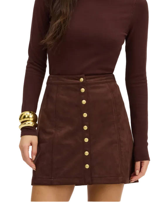 Allison Carla Skirt - Espresso
