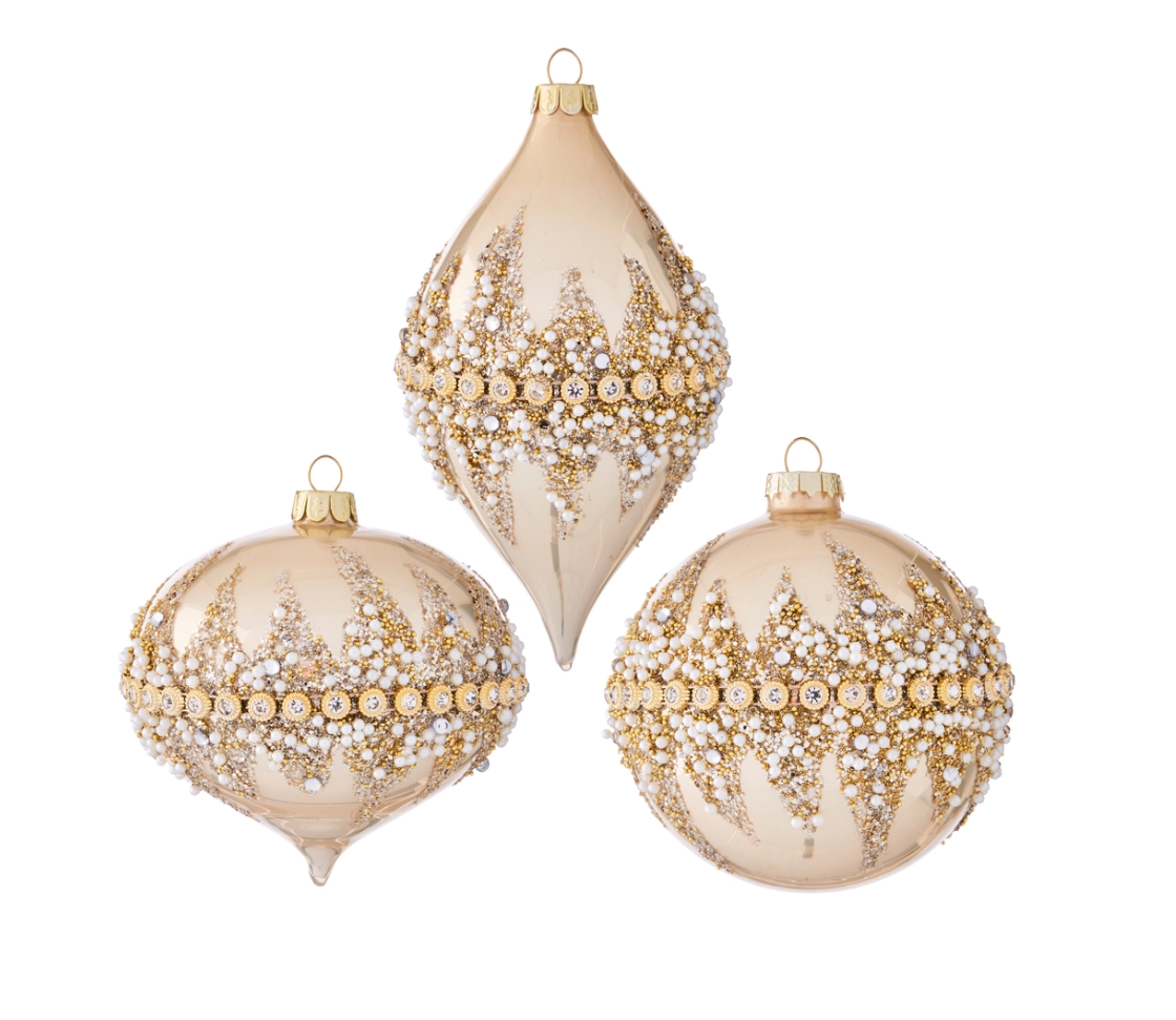 4" Beaded Ornament - Gabrielle's Biloxi