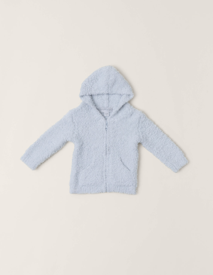 Barefoot Dreams Cozychic Infant Hoodie - Blue