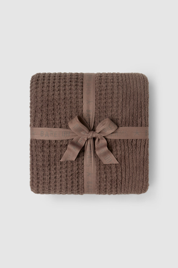 Barefoot Dreams Cozychic Waffle Throw 54x72 - Sable