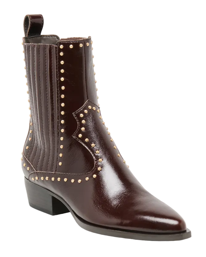 Dolce Vita Thomas Stud - Black Cherry Leather
