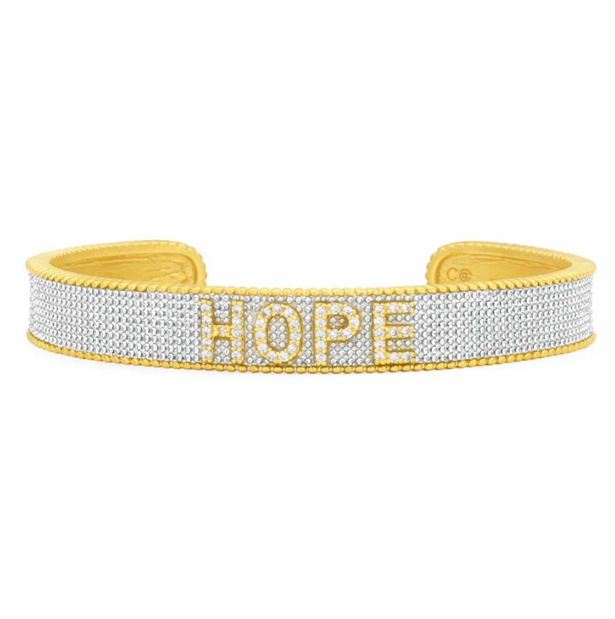 Freida Rothman Hope Cuff - Gold & Silver - Gabrielle's Biloxi