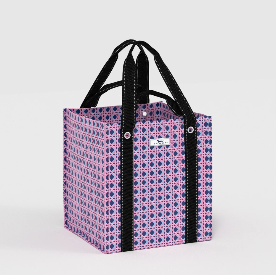 Scout Bagette Market Tote - Wisteria Cane