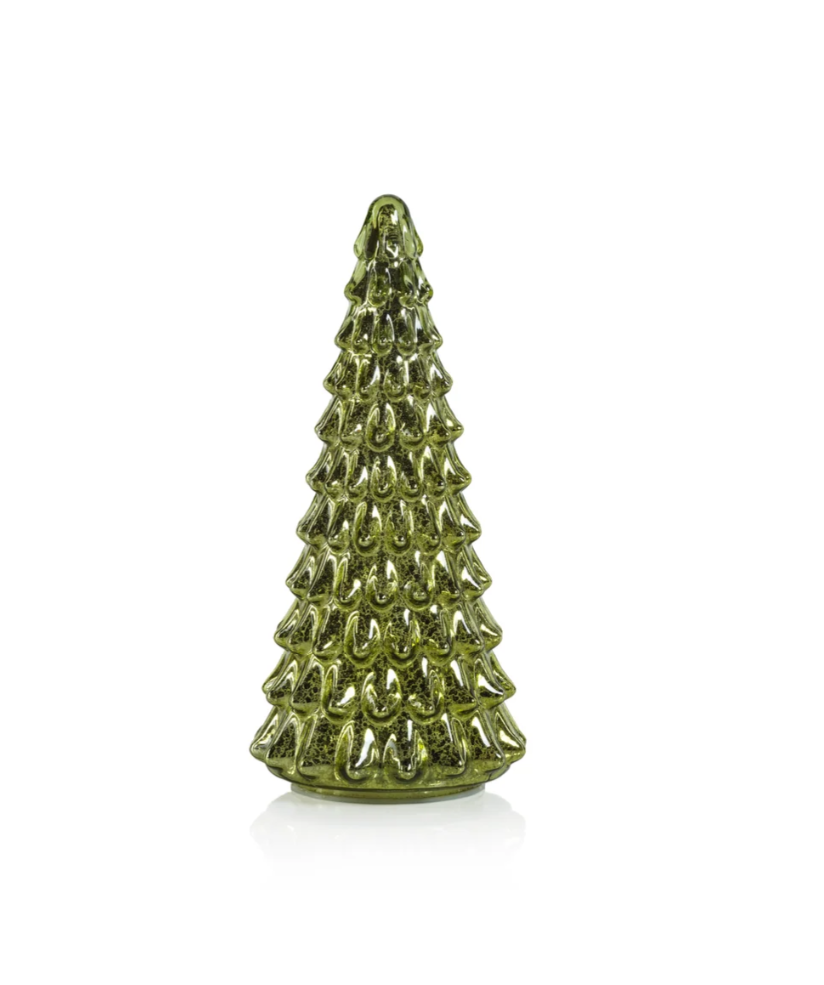 Davos LED Antique Tree - Green - 12.5 in - Gabrielle's Biloxi