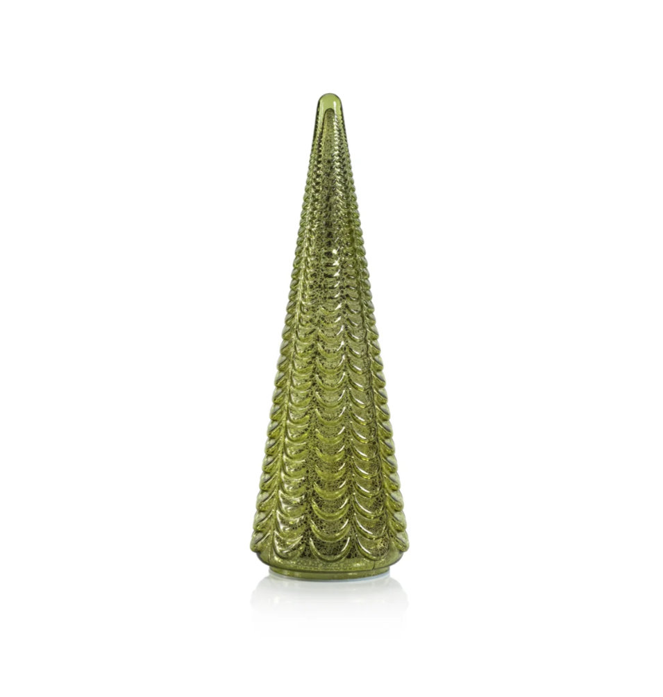 Davos LED Antique Tree - Green - 14.25 in - Gabrielle's Biloxi