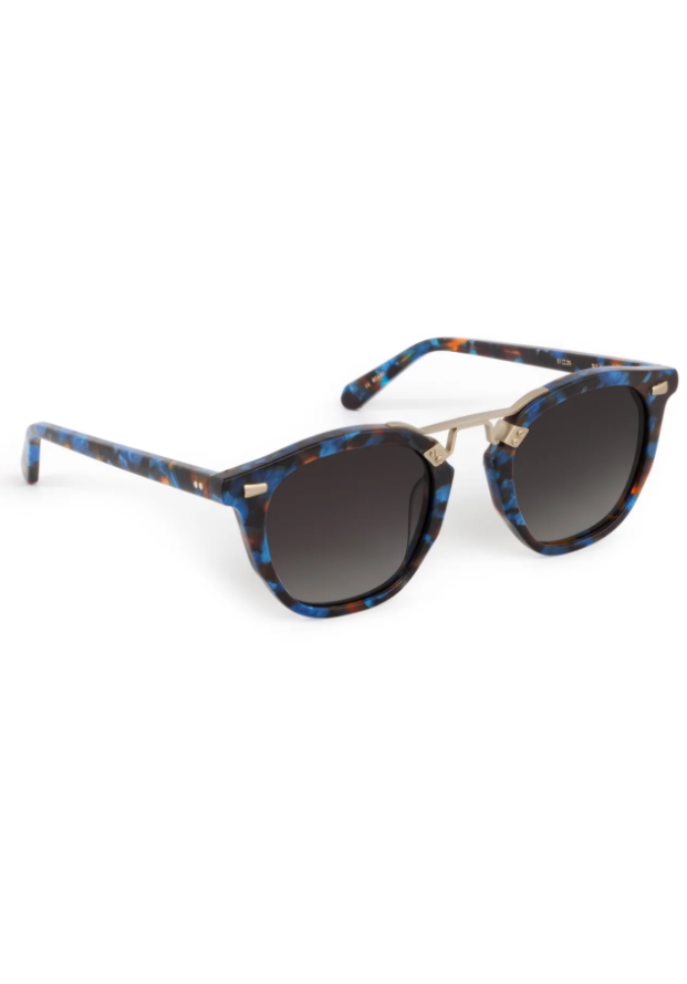 KREWE Beau II | Matte Blue Steel 12K