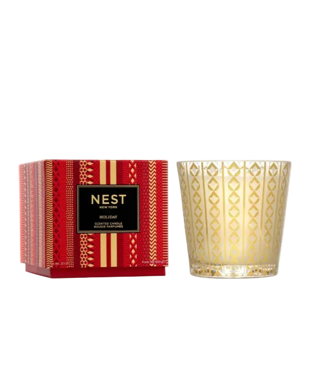 Nest 3-Wick Candle 21.1oz - Holiday - Gabrielle's Biloxi