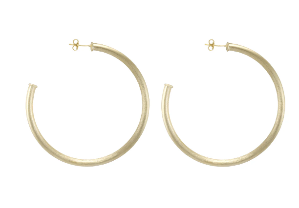 Sheila Fajl Everybody's Favorite Hoops - Brushed Gold - Gabrielle's Biloxi