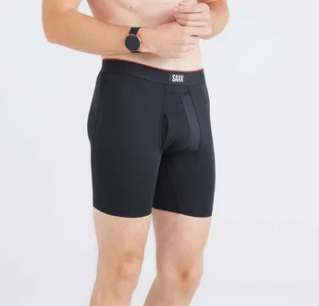 Saxx Multi-Sport Mesh Boxer Brief Fly - Black - Gabrielle's Biloxi