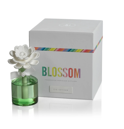 Blossom Porcelain Diffuser - Fig Vetiver - Gabrielle's Biloxi