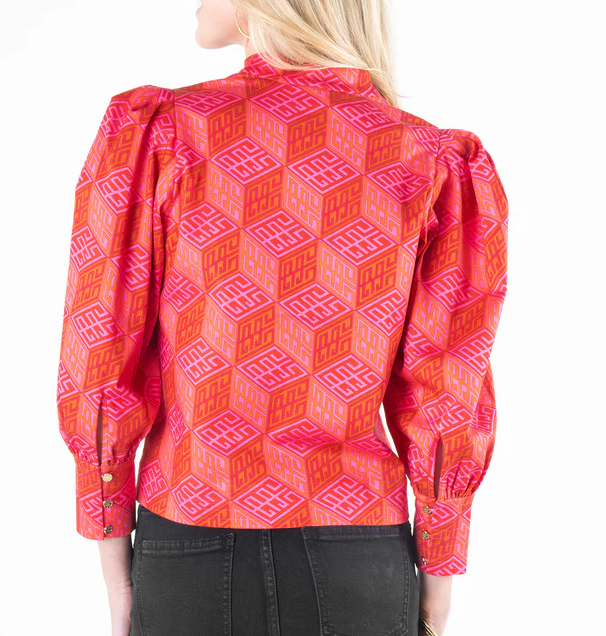 Emily McCarthy Hampton Top - Block Monogram - Gabrielle's Biloxi