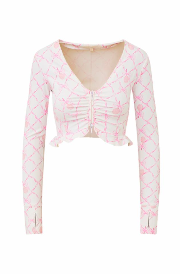 Love Shack Fancy Medway Jacket - Sweatheart Pink - Gabrielle's Biloxi