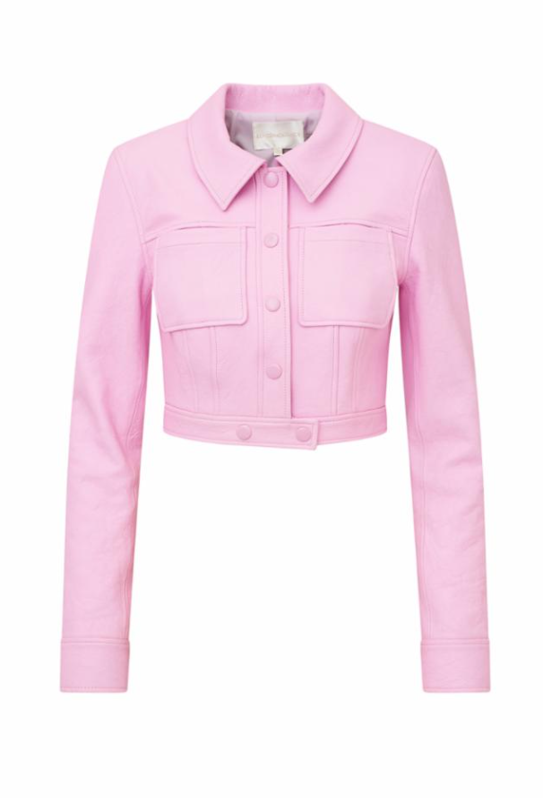 Love Shack Fancy Crayton Jacket - Pirouette Pink - Gabrielle's Biloxi
