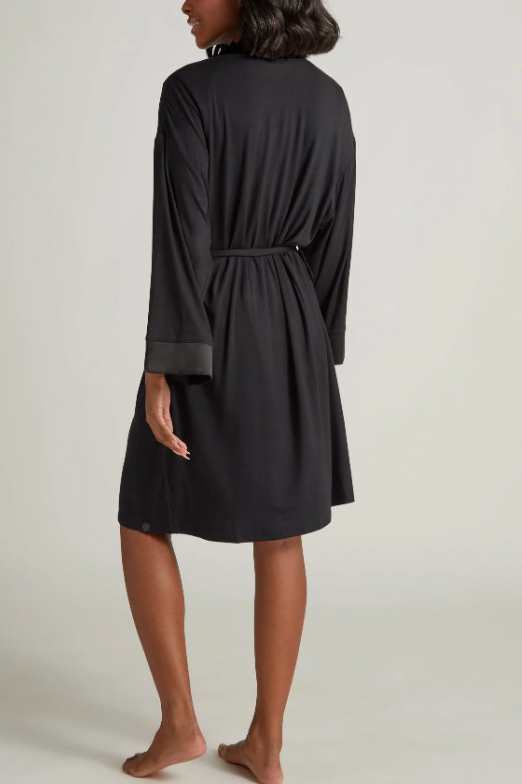 Faceplant Dreams Kimono Robe - Black - Gabrielle's Biloxi