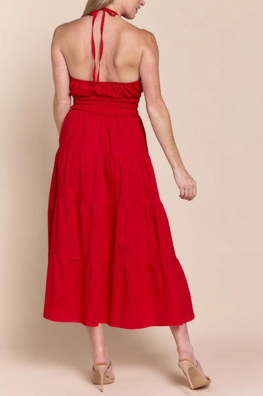 Sofia Sylvie Dress - Red - Gabrielle's Biloxi