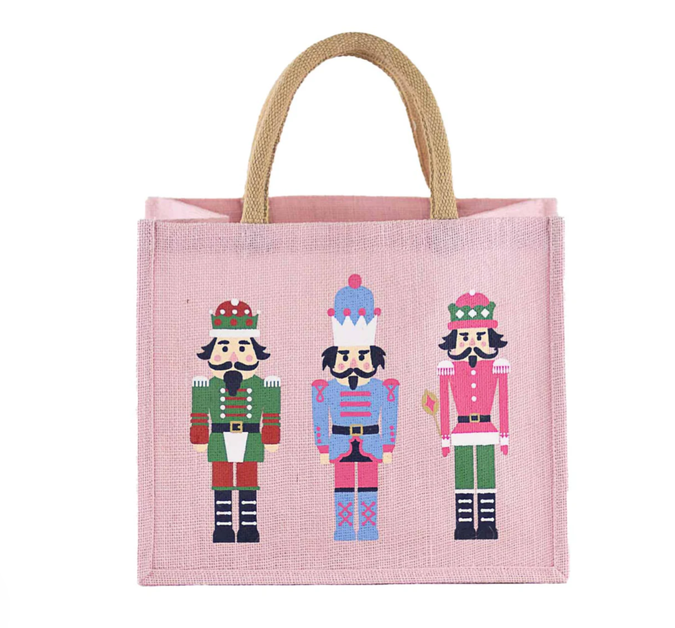 Nutcracker March Gift Tote - Light Pink/Multi - Gabrielle's Biloxi