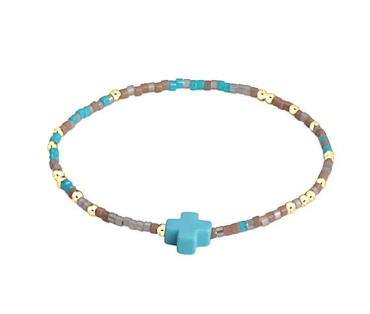 egirl Hope Unwritten Signature Cross Bracelet - Where's The Beach? - Gabrielle's Biloxi