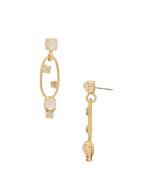 Sorrelli Greer Studded Dangle Earrings - Icicle - Gabrielle's Biloxi
