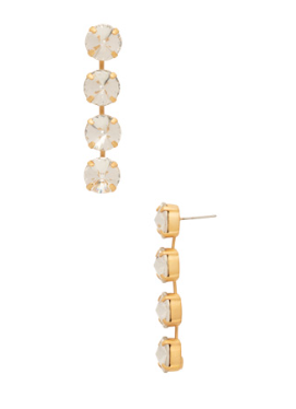 Sorrelli Mara Statement Earrings - Matte Gold Crystal - Gabrielle's Biloxi