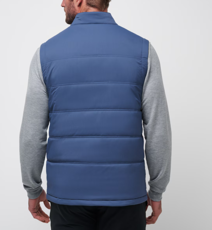 Travis Mathew Palisades Puffer Vest - Navy - Gabrielle's Biloxi