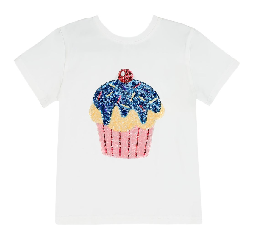 Girls Cupcake Sequin Shirt - Gabrielle's Biloxi
