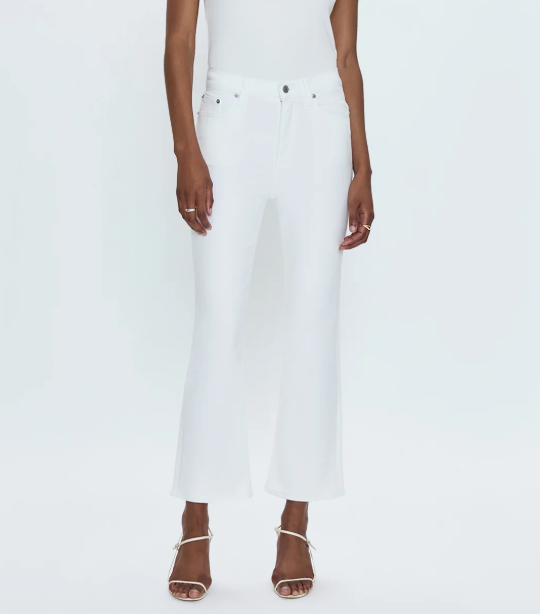 Pistola Lennon High Rise Crop Boot - Vivid White - Gabrielle's Biloxi