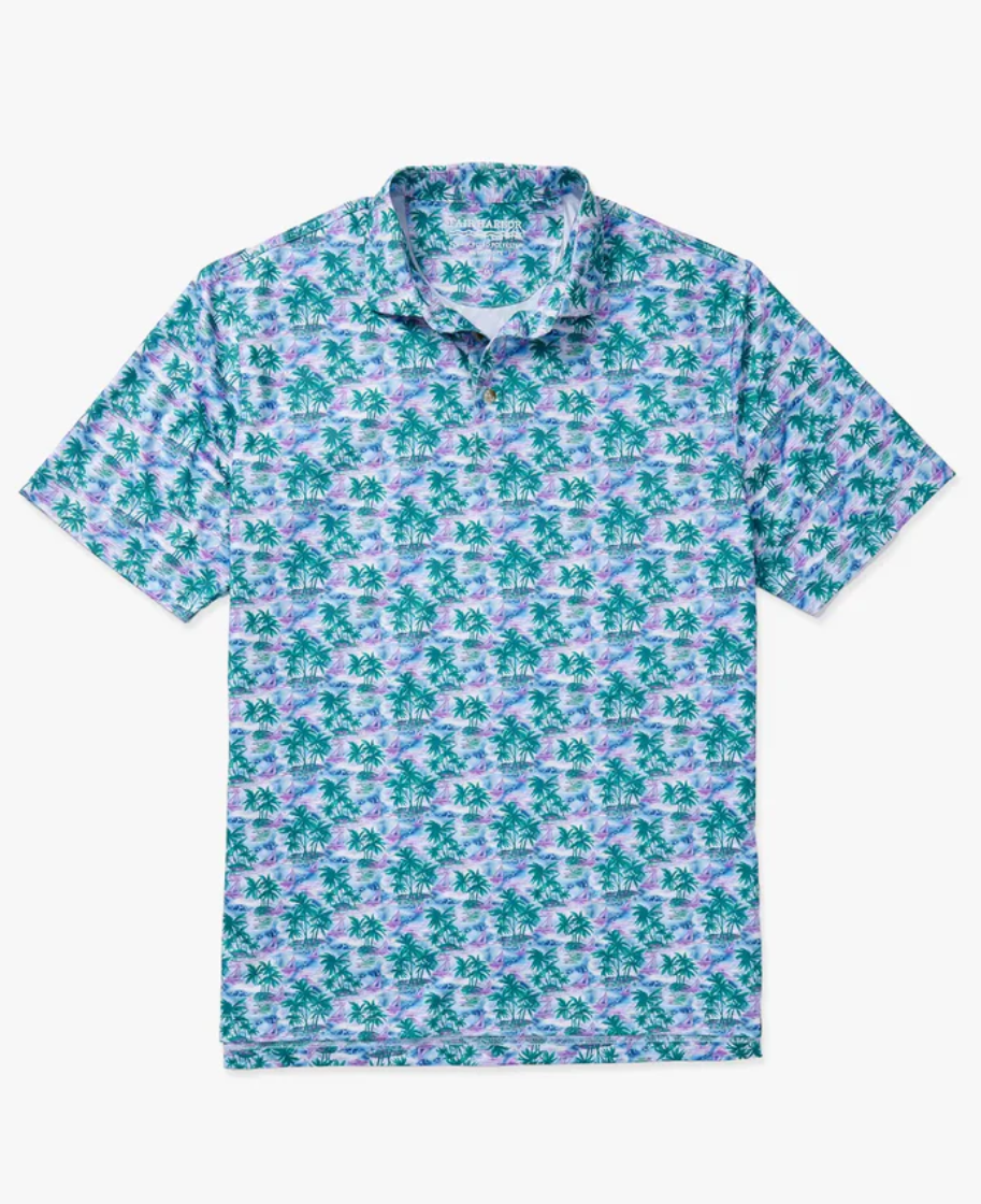 Fair Harbor The Compass Polo - Blue Paradise - Gabrielle's Biloxi