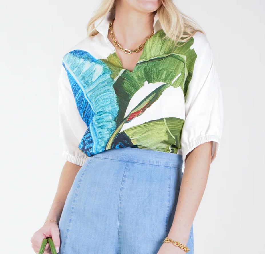 Emily McCarthy Poppy	Top	- Bellamy Leaves - Gabrielle's Biloxi