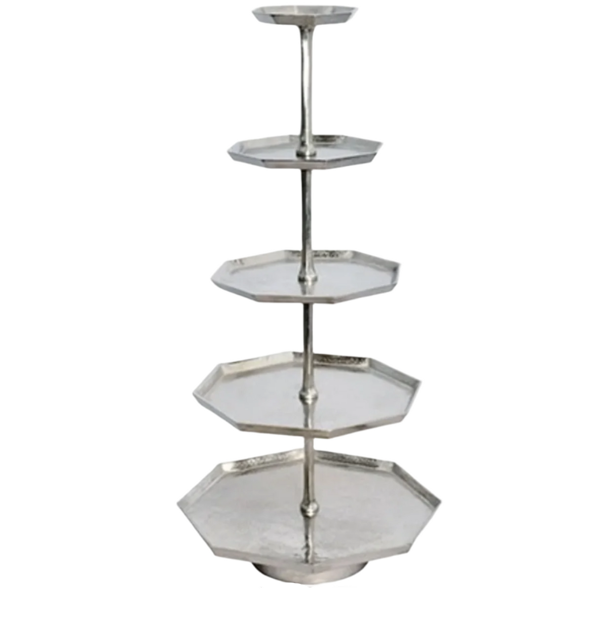 Silver 5 Tier Display Stand - Gabrielle's Biloxi
