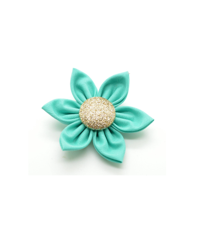 Cruz & Regis Sparkle Flower - Teal - Gabrielle's Biloxi
