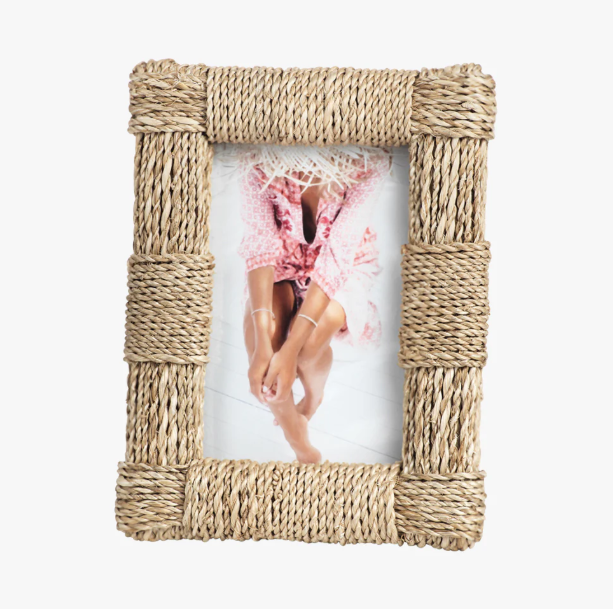 Abaca Rope Photo Frame - 4x6 - Gabrielle's Biloxi