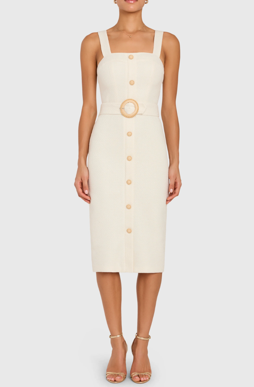 Amanda Uprichard Uptown Dress - Ecru - Gabrielle's Biloxi