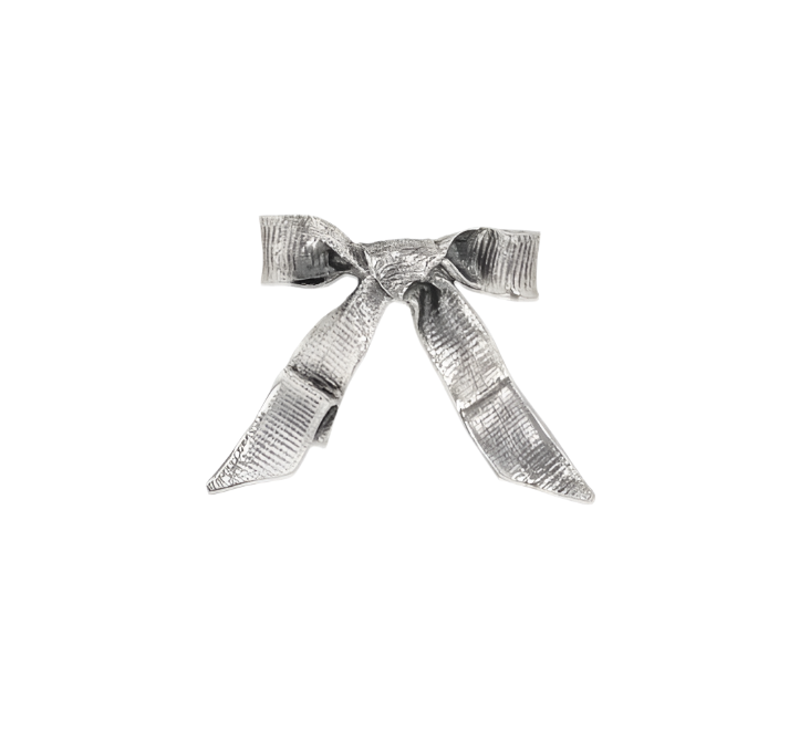 Mignon Faget Bow Pendant Necklace - Sterling Silver - Gabrielle's Biloxi