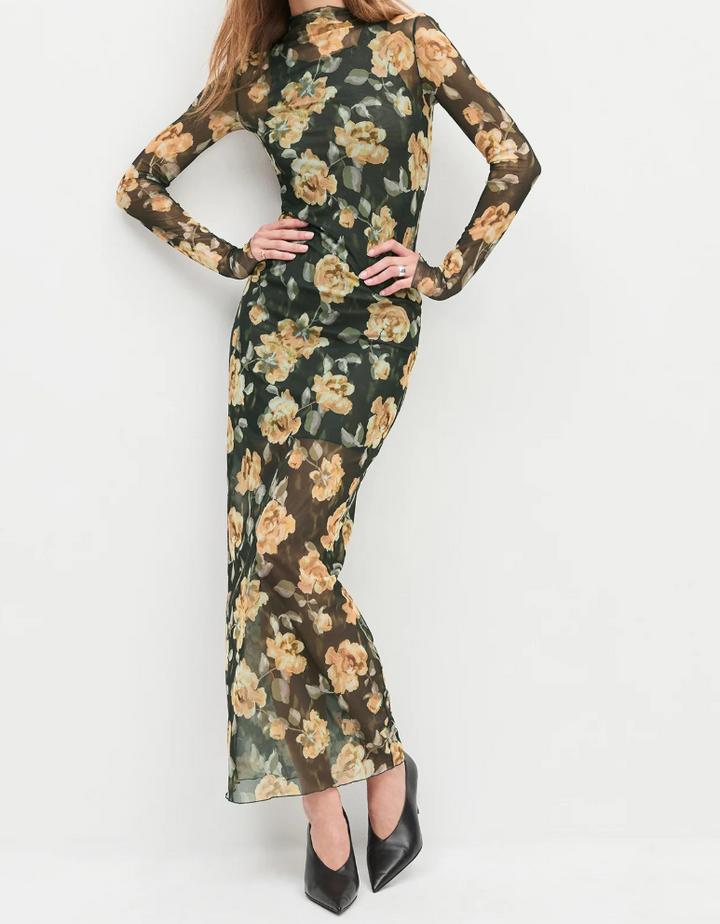 Favorite Daughter The Sheer Fantasy Dress - Golden Flowerbed - Gabrielle's Biloxi