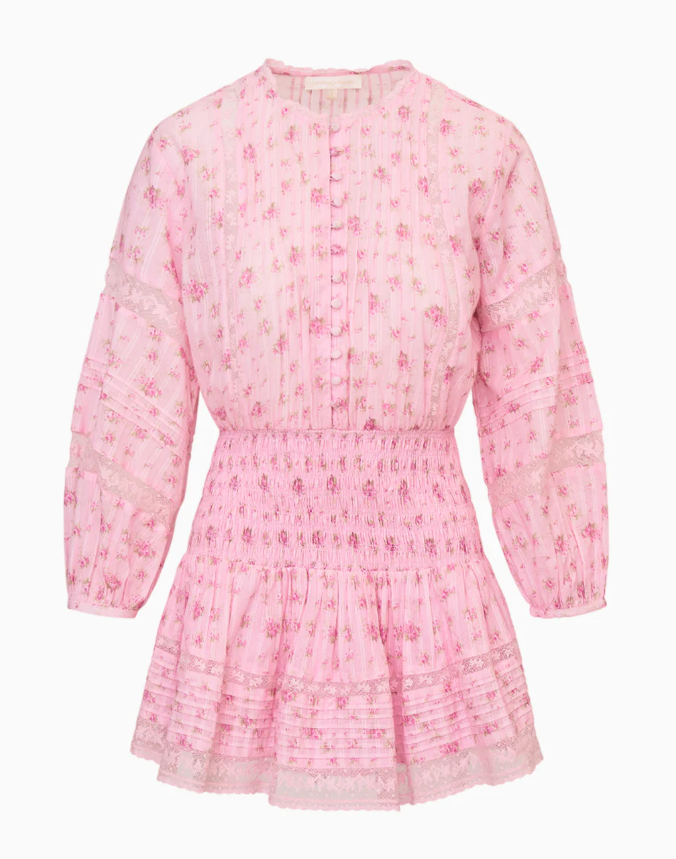 Love Shack Fancy Janis Dress - Raspberry Fields - Gabrielle's Biloxi