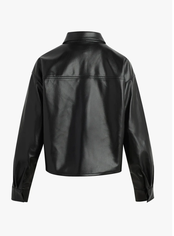 Favorite Daughter The Brady Crop Shirt - Raven - Gabrielle's Biloxi