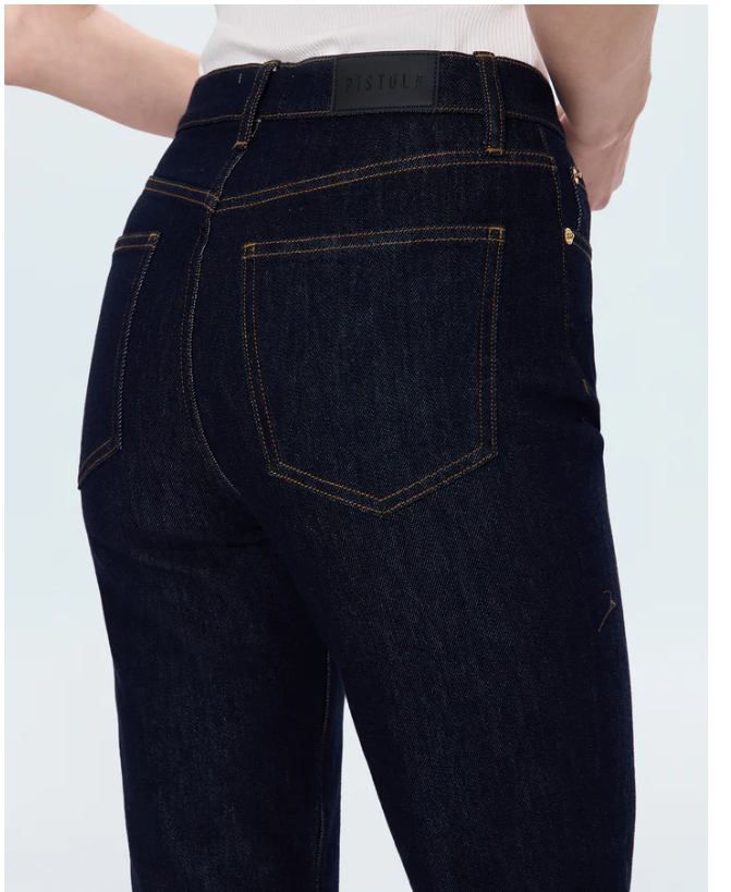 Pistola Bri Ankle High Rise Slim Straight Jean - Nightfall - Gabrielle's Biloxi