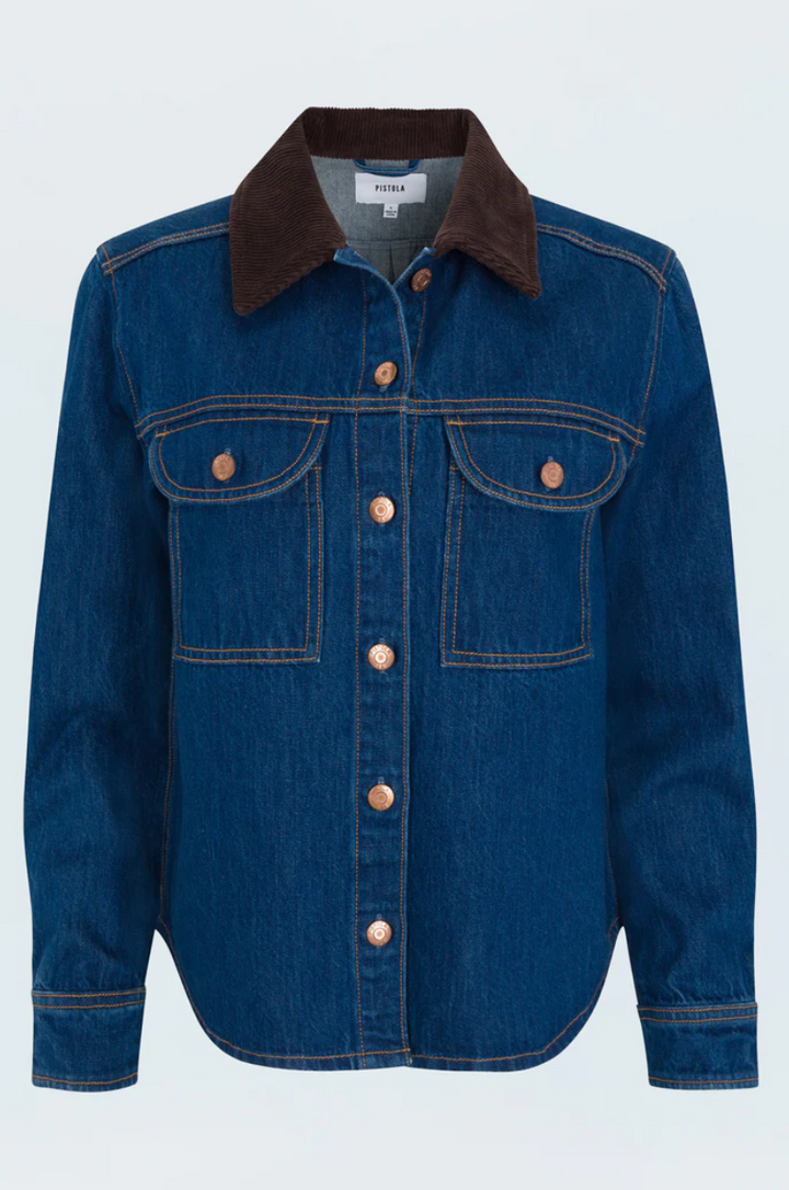 Pistola Devon Relaxed Shacket - Infinity - Gabrielle's Biloxi