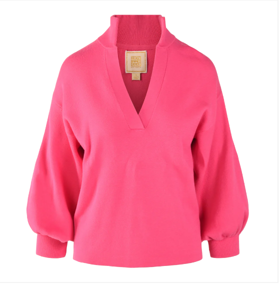Emily McCarthy Lolli Sweater - Fuchsia Fedora