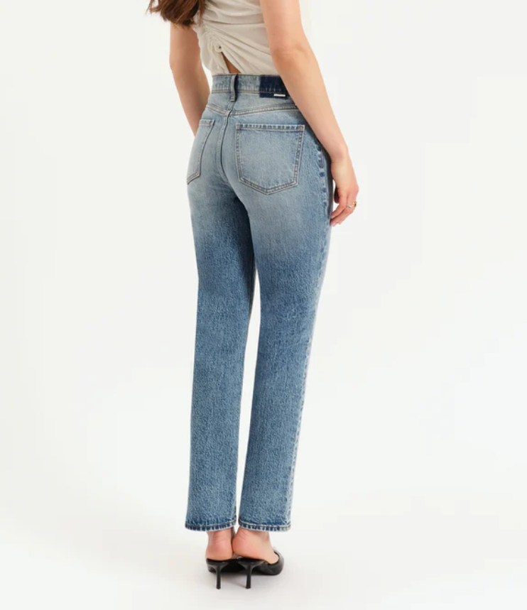 DAZE Smarty Pants High Rise Slim Straight - Face to Face