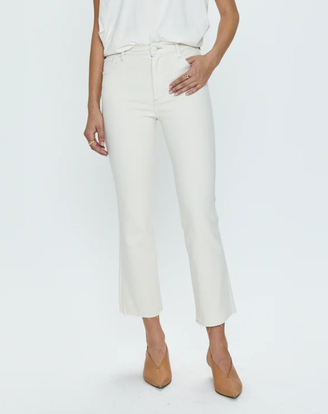 Pistola Lennon High Rise Crop Boot - Sand Stone