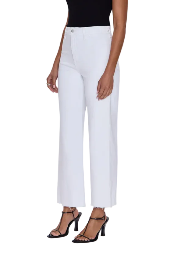 Pistola Penny Crop High Rise Wide Leg  - Blizzard - Gabrielle's Biloxi