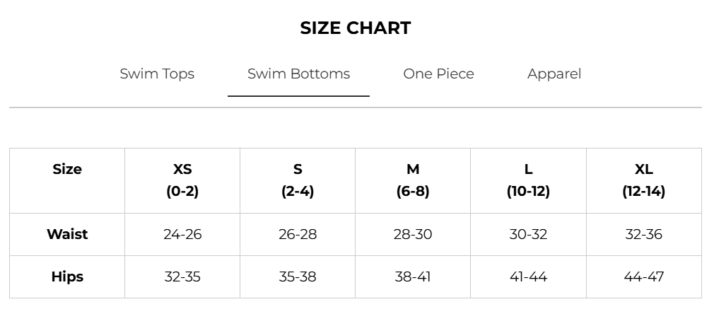PQ Swim Tie Side Full Bottom - Rose - Gabrielle's Biloxi