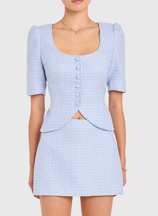 Amanda Uprichard Phoebe	Top - Atlantic/Ivory - Gabrielle's Biloxi