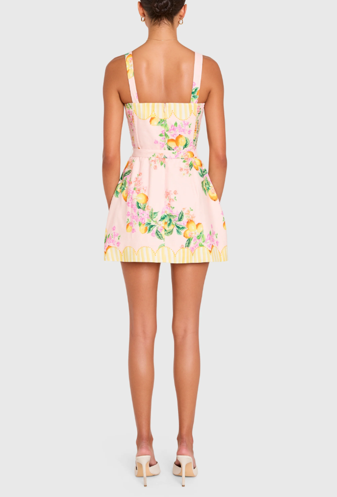 Amanda Uprichard Judie Romper - Limoncello - Gabrielle's Biloxi
